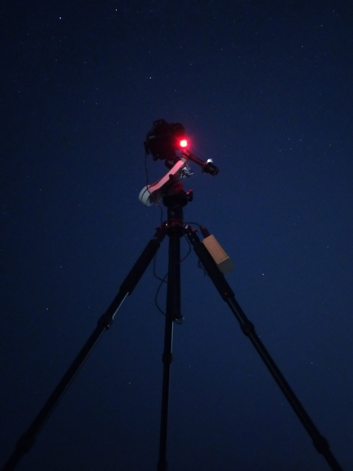 Fotografia con astro inseguitore