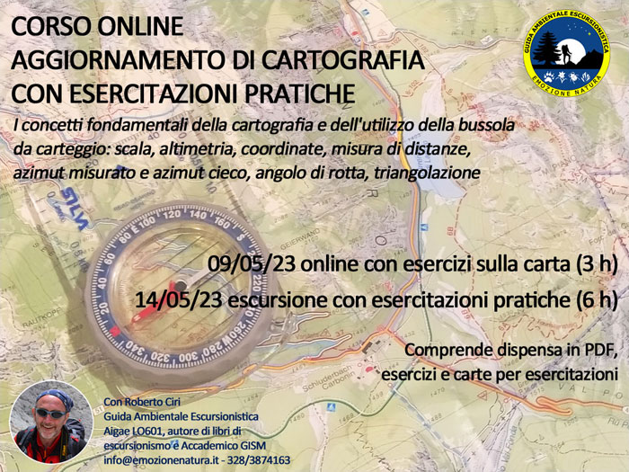 Corso Aggiornamento di cartografia con esercitazioni pratiche