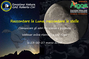 Corso Raccontare la Luna, raccontare le stelle