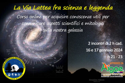 Corso online La Via Lattea fra scienza e leggenda