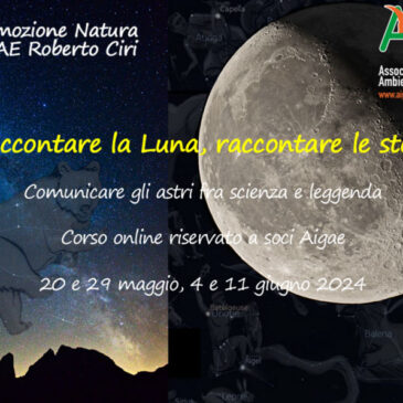 20/05/2024 – Corso online “Raccontare la Luna e le stelle”